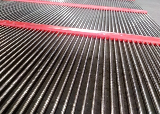 Quarry  Steel Screen Mesh 1-5mm Anti - Pegging Poly Strip Higher Production Rates