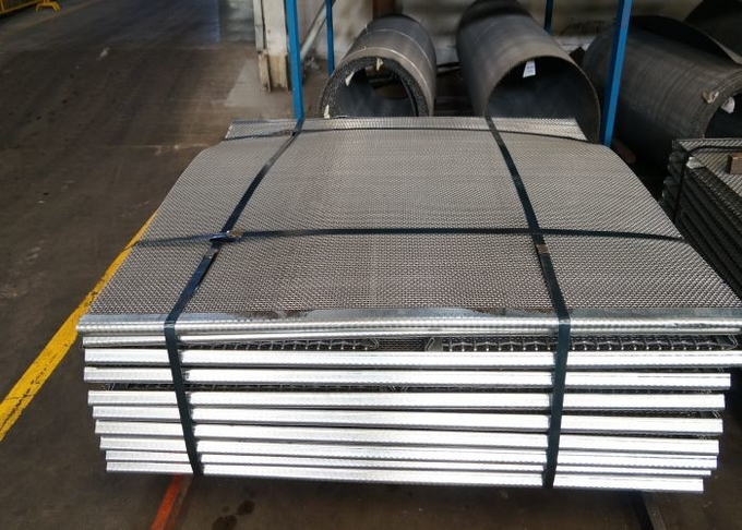 PU Polyurethane Vibrating Screen Wire Mesh Self - Cleaning  ISO Certificate 0